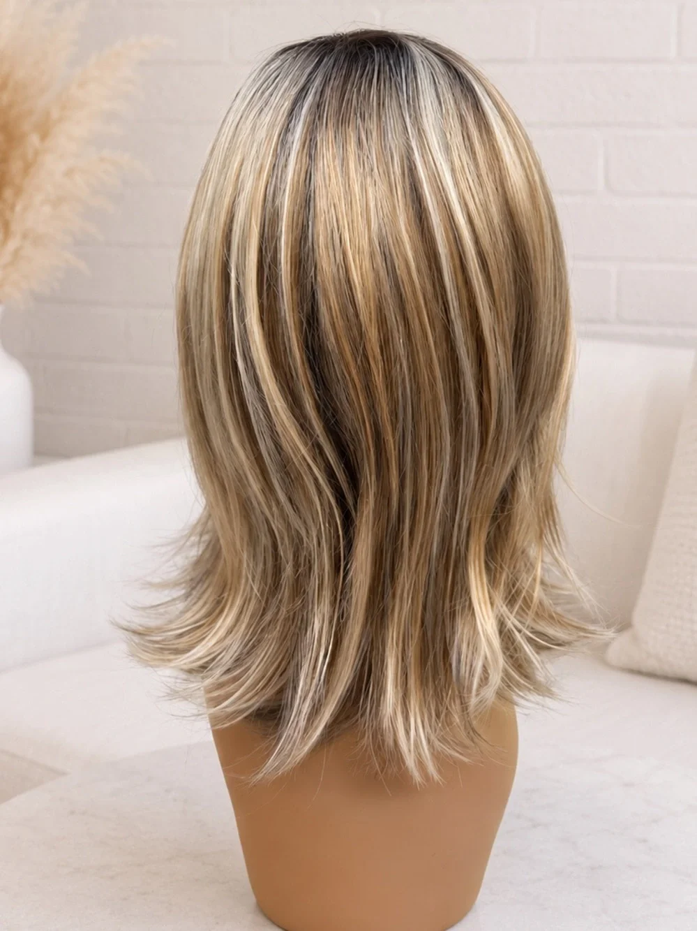 Jon Renau ‘Marion’ 12FS8 Shaded Praline Synthetic SmartLace Mono Top Wig -w/ box